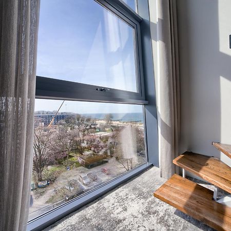 Apartamentyprzymorzu Marine***** Apartament Dwupoziomowy Z Widokiem Na Morze Kolobrzeg Luaran gambar