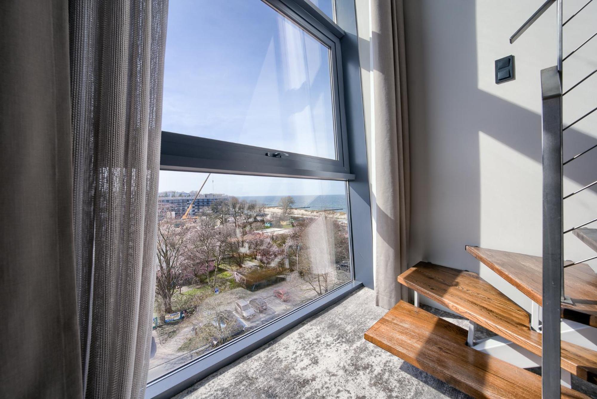 Apartamentyprzymorzu Marine***** Apartament Dwupoziomowy Z Widokiem Na Morze Kolobrzeg Luaran gambar